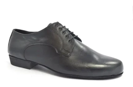 Ανδρικό παπούτσι χορού αργεντίνικου τάνγκο από μαύρο δέρμα