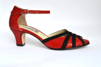 Women's tango peep toe shoe